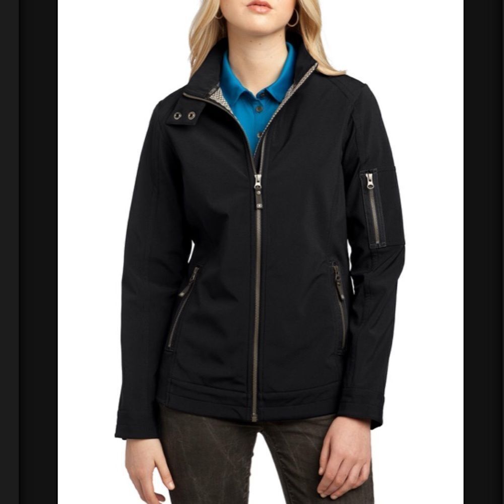 Ogio Ladies Moxie Jacket Black Full Zipper Size Small
